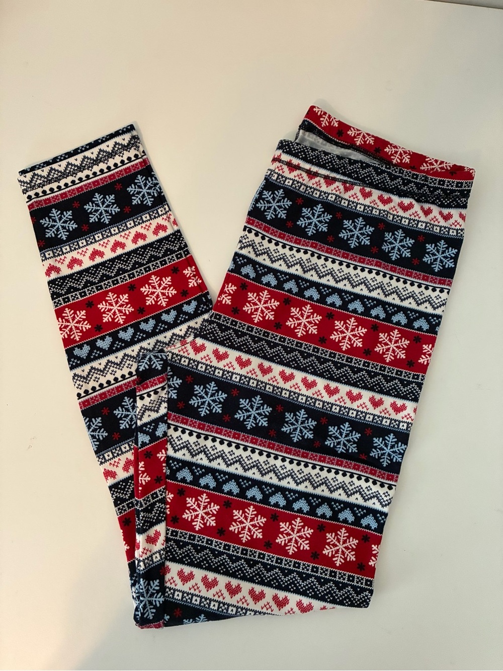 NEW! ClimateRight By Cuddl Duds Fair Isle Base Layer Leggings Pants MEDIUM